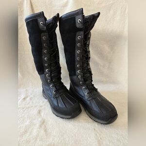 UGG Adirondack III Tall Boots, Size 7 (Black)